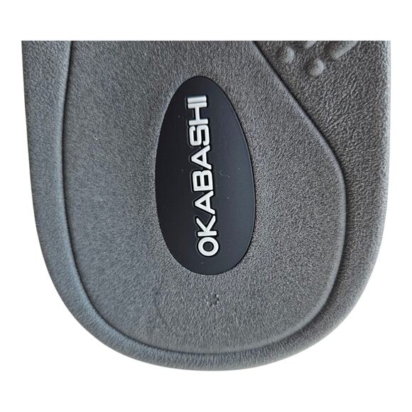 OKABASHI Women's M/L = 8 9 Sandals Breeze Flip Flops Pink Gray Water Made USA - Picture 3 of 8